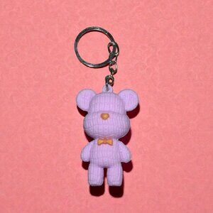 ❤️Bear keychain bundle deal 2 for $10! Cute Small Pink Bear Keychain Charm